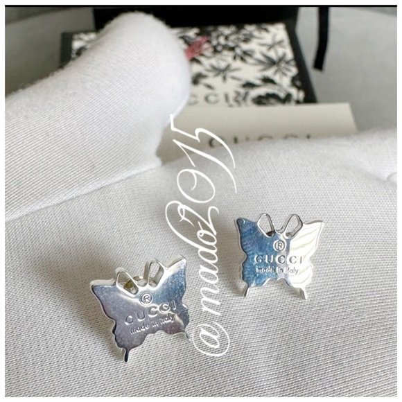 NWT GUCCI EARRINGS 🦋 - Picture 6 of 11